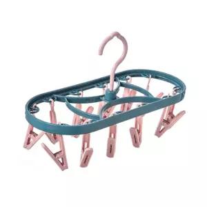 미니 빨래집게 양말 건조대 손수건 접이식 집게 빨래 고리형 옷걸이 속옷