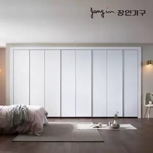 장인가구 파인 매트 여닫이 붙박이장 5CM