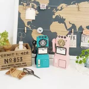 [텐바이텐]레트로 데코 소품 퍼블릭 전화기 2color