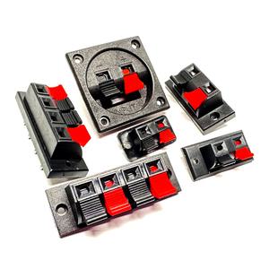 오디오 스피커 터미널콘넥터 스프링 클립식 단자대 2pin 3pin 4pin 모음전