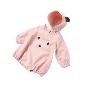 리틀맘 유아 리틀베어 바디슈트 보넷세트 핑크 M, 1개