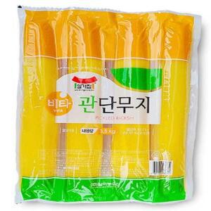 일가집 관단무지 3.5kg x 3팩 (박스)