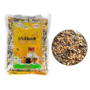 국산 슈가글라이더 사료 햄찌밥 간식 골든 햄스터 키우기 다람쥐 먹이 드워프 해바라기씨 용품 사육 애완
