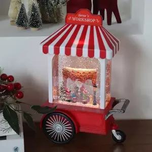 [텐바이텐]23024 크리스마스 캔디샵 워터볼 오르골