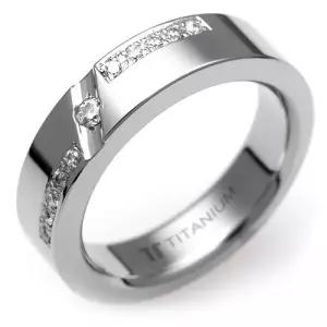 TW-281 DIA 다이아몬드 티타늄 반지 이니셜무료 무료배송 맞춤제작 평생AS