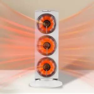 넥스코 3구 전기히터 난로 하이라이트 사무실 업소용 식당 난방기 NKH-F2000HL