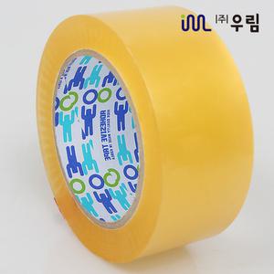 박스테이프 80m 40개 투명 OPP 택배 포장 테이프 대용량 황색 100M