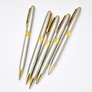 보야 샤이니 유성 볼펜 고급 메탈 금속펜 무료 레이저 각인