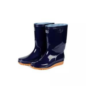 보생 신패션 남자 반장화 (청색) 위생장화 안전 작업화 주방 미끄럼방지 방수