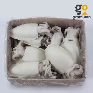 손질 갑오징어 홀크린 300/500 5kg 12미내외 껍질내장제거 냉동갑오징어 벌크