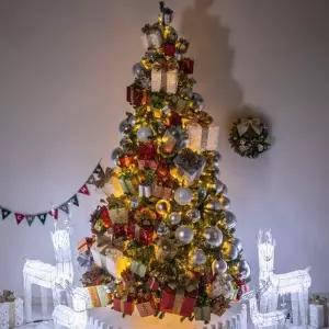 [텐바이텐]크리스마스 트리 장식 풀세트 메이드선물상자 PVC 300cm 단면