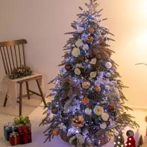 [텐바이텐]크리스마스 트리 장식 풀세트 크림로즈캐롤라이나 150cm 양면