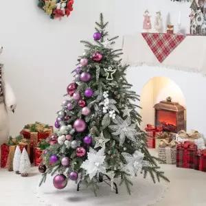 [텐바이텐]크리스마스 트리 풀세트 바이올렛하프캐롤라이나 120cm 양면
