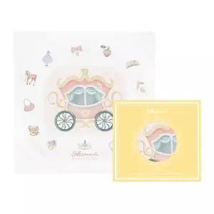 [벨몽] 4겹 로열 아기블랭킷 유모차담요 출산선물-프린세스 캐리지