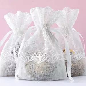 미니 레이스 망사 선물 주머니 소품 포장 보관