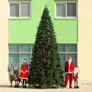 [텐바이텐]500cm 뉴리얼 솔잎트리 크리스마스트리 대형전시