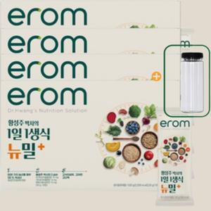 이롬 황성주 1일 1생식 뉴밀플러스 4박스 (12주분)+흔들컵