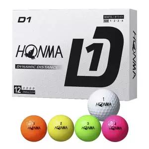 [혼마] D1 골프공 2024년 12구 1더즌 2피스 비거리형 골프볼
