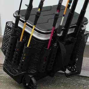 로망 40리터L 낚시 이동식바퀴 아이스박스 캐리어 쿨러 대용량 갈치 붕어 바다 낚싯대거치 수납용품 취미