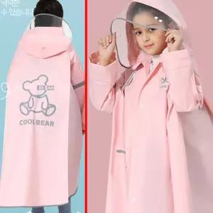 EVA 어린이 우비 여름 장마철 옷 레인코트 판초우의 가벼운경량 안전야광반사 아기키즈 유아동 주니어남여