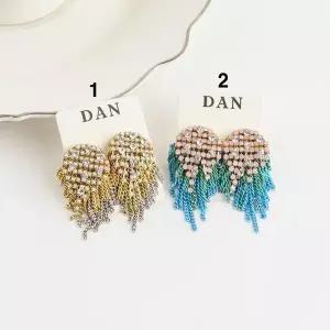 [셀러허브]여자 드롭 샹들리에 얇은체인 큐빅 이어링 (S12713346)