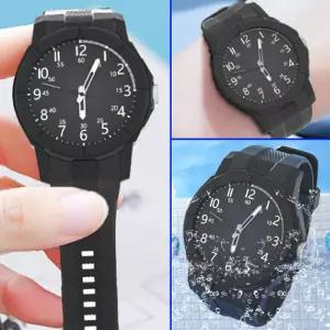 아날로그 손목 시계 시험 수능 준비물 학생 저소음 방수 스포츠 공부 가성비 예쁜 공무원 기본 블랙 편한