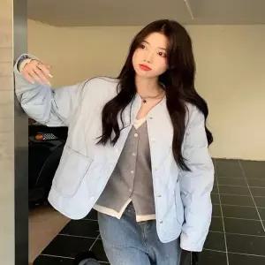 [오노마] ONM 여성 간절기 루즈핏 물방울 무늬 패딩 점퍼 바람막이 (S12072463)