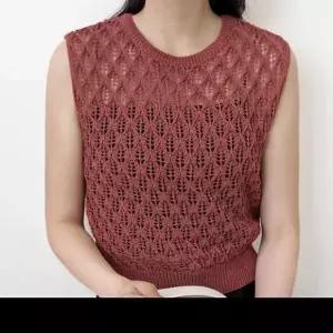 [오노마] ONM 조끼 DJJ1060 그물 크롭나시 (S11870775)