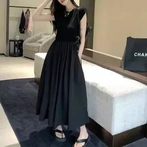 [오노마] ONM 심플 데일리 투피스 스타일 민소매 롱원피스 (S10587644)