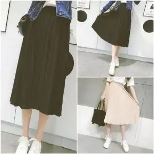 [오노마] ONM 주름치마 이거다이거 A336 롱스커트 플리츠롱스커트 (S12077735)