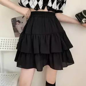 [오노마] ONM 캉캉 플레어 레이스 편한 밴딩 러블리 미니 스커트 (S10764480)