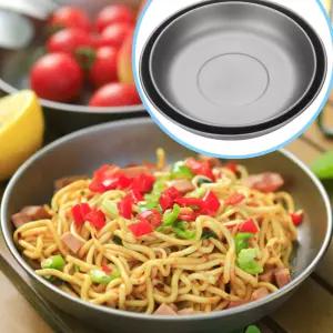 야외 피크닉 캠핑 티타늄 접시세트2P 플레이트 그릇 가벼운초경량 식기 감성취사용품 앞 조리도구 탄 원형