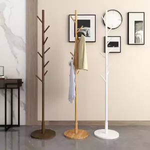 [보리보리/아트박스 POOM]아트박스/가구느낌 톰 스탠드 옷걸이 원목 스탠딩 튼튼한 우드 행거