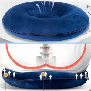 원형 도넛 쿠션 도너츠모양 엉덩이 방석 욕창방지 꼬리뼈 치질수술 환자용 치핵 통증완화 관리 링 증상