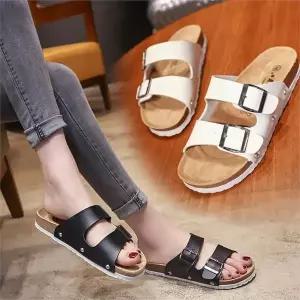 [셀러허브][라일리] Rly 캐주얼 여름 휴가 남여공용 더블버클 슬리퍼 실내화 (S9661014)