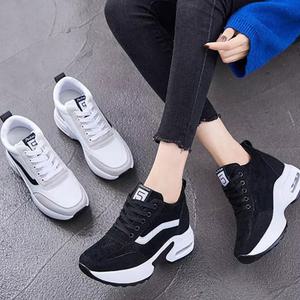 9cm 속굽 하이탑 키높이 운동화 여성스니커즈 통굽 데일리 컴포트화