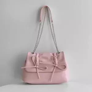 /라이니 리본 숄더 체인 플랩백 ba-60529c