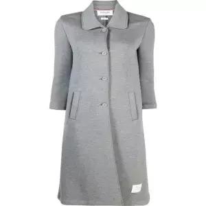 [톰브라운][명품] 톰 브라운 톰브라운 테크 라운드 칼라 코트 FJT283A J0059 035