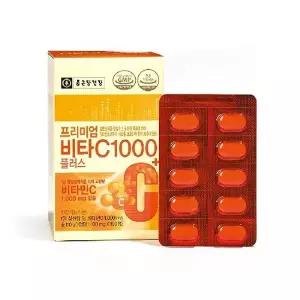 [NS홈쇼핑]종근당건강 프리미엄 비타C1000 플러스 3박스(총300정)[33856354]