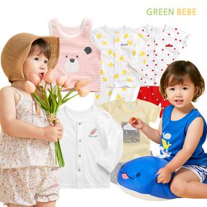 [그린베베] 유아내의 여름 쟈가내의 실내복/나시/반팔/7부/수면조끼/가디건