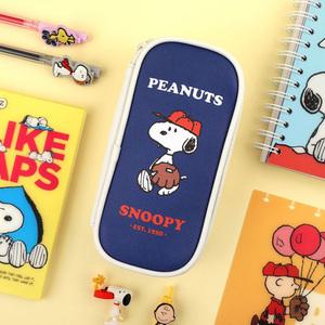 피너츠 데일리 펜 케이스 스누피 필통 화장품 파우치 소품 정리 야구 우주