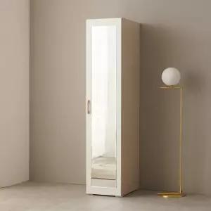 [초특가] 보루네오 오브제 LPM 키큰장_도어 400 거울 옷장