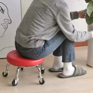 [텐바이텐]동글이 이동식 의자 회전 청소 의자