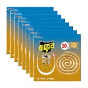 [텐바이텐]에프킬라 모기향 내추럴무향 10개입 x8개(총80개)