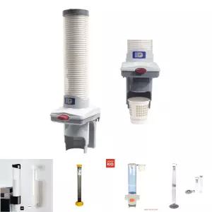 종이컵 원터치 디스펜서/컵정리대/컵/보관함/컵디스펜서/컵정리/종이컵보관/종이컵케이스/종이컵거치대