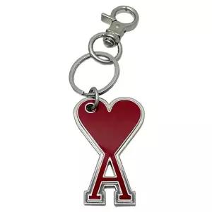 [명품] 24FW 하트 로고 키링 키홀더 버밀리언 UKR906 363 686