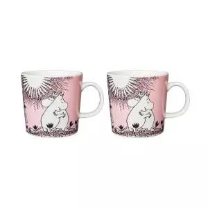 [이딸라] 무민 머그 300ml 러브 2개 세트 [연간 기프트][34640650]