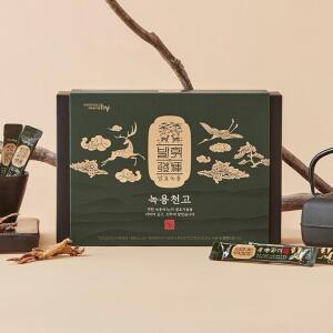 hy 한국야쿠르트 발효녹용 녹용천고 선물세트 12g x 60포