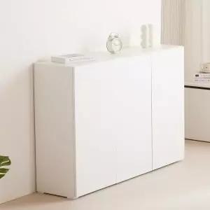 이븐 1200 와이드 수납장 E0 LPM 슬림 여닫이 선반장_HH0002