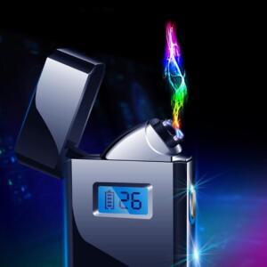 플라즈마 라이터 충전식 전자 라이타 화력 강한 안꺼지는 불 캠핑